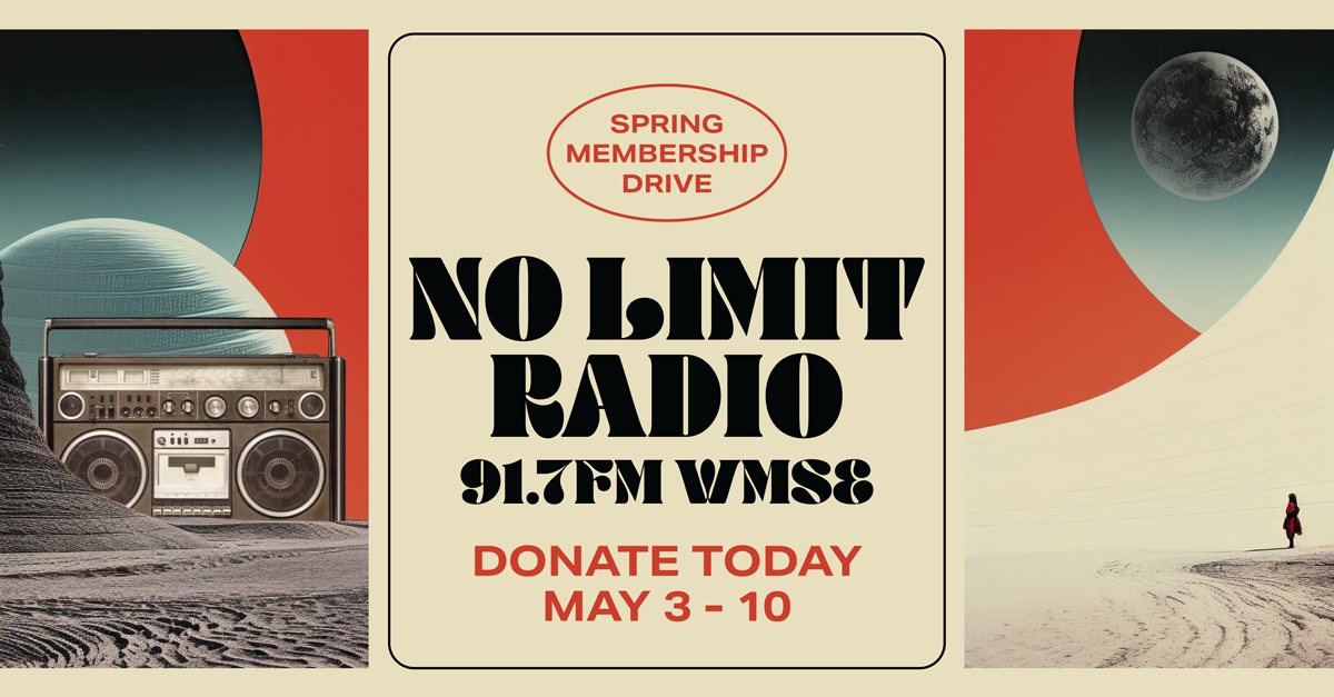 91.7FM WMSE Anti-Established 1981 with Guitar Smasher Milwaukee Skyline